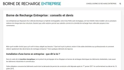 Borne-de-recharge-entreprise.com