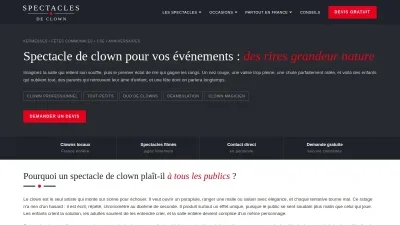 Spectacles de Clown